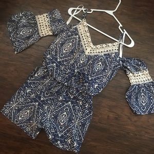 Off the shoulder romper